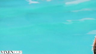 Radiant Jean Val Jean and Lana Rhoades - creampie action - Vixen