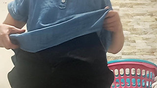 Wanting to Show Her Pussy by Opening It, Showing Her Pink Vagina