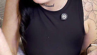 Chantal Cry Quieter- Big Sperm Load While Sitting Deepthroat Sprayed in the Throat