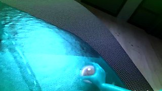 Wet and wild 3D golden shower session with kinky cuties