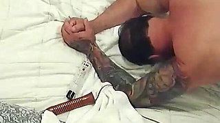 My Strap on Stories - I Cage Him & Use My Big Strap on to Make Him Cum Thru the Cage.