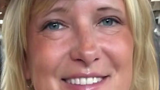 Mrs. Joanne Tanner a Real Public Schoolteacher Giving Blowjobs to Staff Members