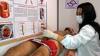 Nurse Gets Excited By Patients Erection