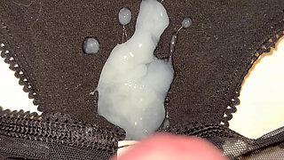 Cum on wife's panties 52