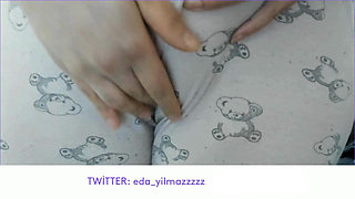 Cameltoe- Masturbation in Pajamas- Puffed Pussy- Turkish Porn