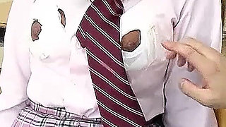 Japan college teen with big tits fucked by teacher uncensored