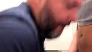 Bear and Twink in a Bathroom Stall