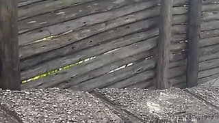 On the Beach in a Thong Bikini Showing My Big Ass