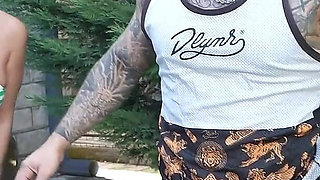 MILF Anal Threesome in Yoga Class with Huge Cock Instructor