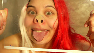 Pig Nose Challenge - Glass POV Fun