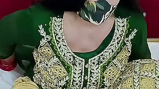 Beautiful Pakistani Bride Masturbation in Wedding Dress with Clear Hindi&urdu Dirty Talking