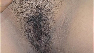 Sister-in-law gets her hairy vagina shaved and then puts cock in her
