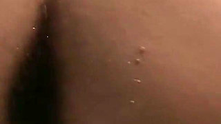 Panties Fetish Feminine Natural Brunette Flashes Hairy Pussy While Trying on Panties MILF Ginnagg