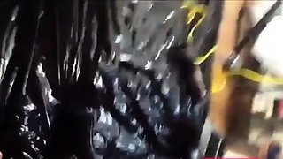 French Amateur Couple Has Kinky SM Sex Outdoors