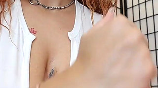 Sexy College Girl POV Solo Roleplay Sucking and Fucking Dildo