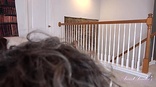 Auntjudys - Your Mature Step-stepmother Tia Gives You a Taboo Blowjob