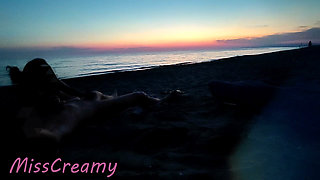 Dick Flash French Teacher MILF Risky Beach Blowjob Maspalomas Nude Beach Cumshot People