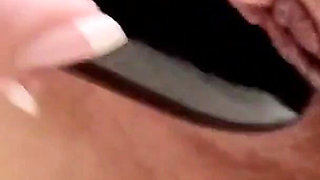 My girlfriend a slutty 18 year old with brunette hair enjoys and masturbates with a sex toy and fingers