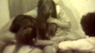 Classic Golden-age Orgy with Hairy Vintage Swingers