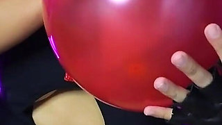 Squish and Finger Fuck Underinflated Balloons - Bunny Looner