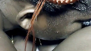 Three Perverted Lesbian Black Chicks Spitting and Pissing