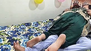 Desi Indian Stepmom Fucks Step Son in Hindi - Big Ass, Tight Pussy, Rough Sex