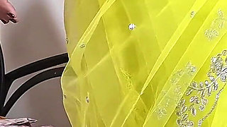 Taboobreakers Shilpa in Lemon Colour Saree