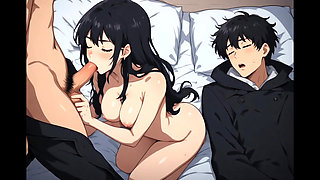 The husband quietly enjoyed fucking his wife.
