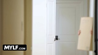 Freeuse cougar - invisible guy walks around and fucks fit and beautiful milfs in their fresh home
