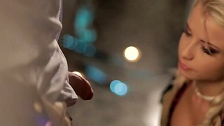 CFNM Blowjob Is Music To His Ears