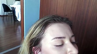 Secretary group sex hardcore fucking blond girl facia