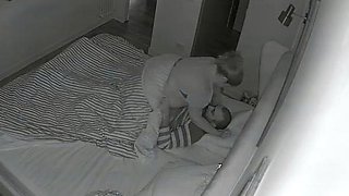 Blonde Italian milf riding her husband - IPCAM