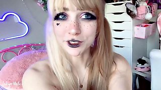 Indigo White Smokes Devils Lettuce in Cosplay POV