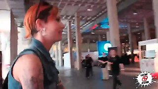 Unbelievable and amazing as spanish babe fucks in public with a crowd of onlookers: Porn