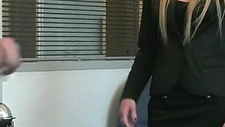 Blonde Boss Fucks Her Employees, Biseuxal Orgy! 4941