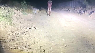 Anne Steele Nude Flashing on Road