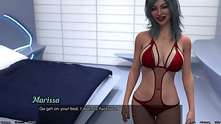 Stranded in Space - Sasha Flashing Her Big Tits