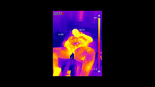 First BBC Sex Machine Fuck: Oiled up BBW Cums Hard on Your Massive Cock, 15 Min Ride and Cum Countdown, POV Thermal