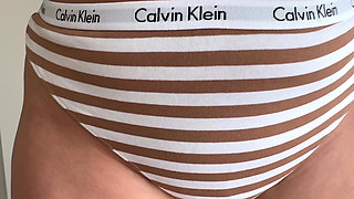 Crotch Touching Fetish in Grey Pyjama Pants