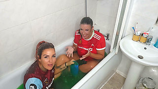 Maisie Lewis & Naughty Girl V Take a Gunge Bath