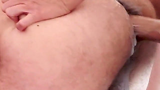 11 Inch Cock Pegged Him with Fake Cum