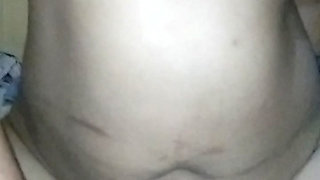 Mature horny Asian giving blow job