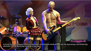 My Hotwife - Gameplay - Roleplay - Wife Fucks in Concert Stage Infront of Audienace