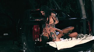 Joanna Angel's Wild Lesbian Passion Explodes in Outdoor Heat