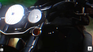 The Stepmother Is Holding a Handsome Neighbor Close and Kissing Him Deeply