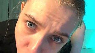 Jucielussie sucking dildo and sexy doggystyle