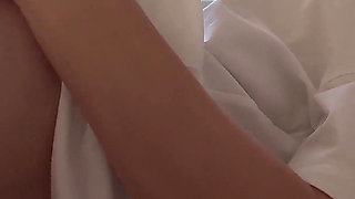 Step Sis Share Bed Arousing Me and I Fuck Her but Didn't Get My Dick Out in Time and Cum Inside Pussy