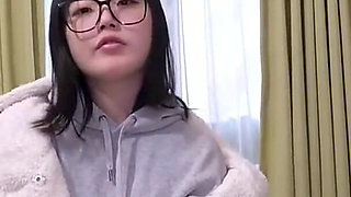 Studious Girl Overwhelmed by Older Man, Trembling Reactions Lead Into Intense Creampie Encounter