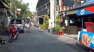 Street pick up of cute Thai MILF whore who went home with me
