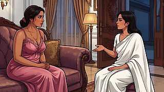 Desi Teacher Jaya Fucked Hard Anal & Cumshot - Telugu 3D Sex Animation with BBW Aunty